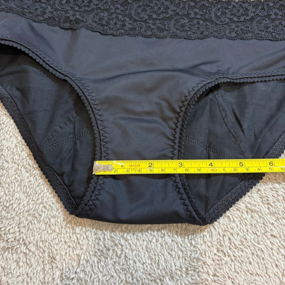 Thinx Hiphugger Period Panties XS Black Lace Trim‎ Absorbent Underwear - Picture 8 of 11